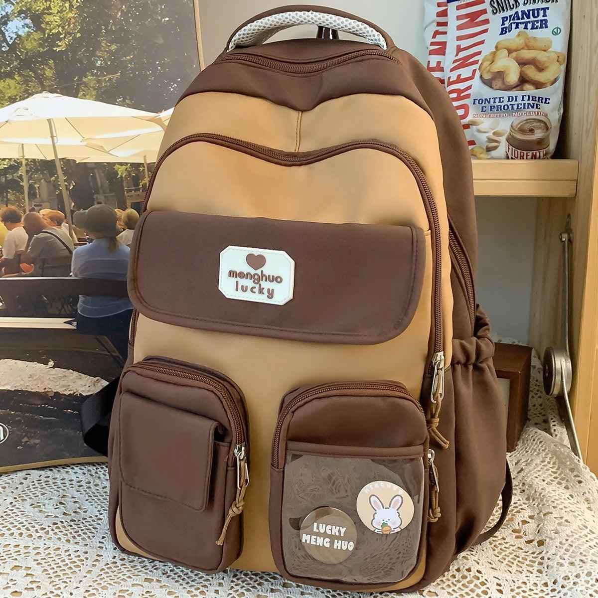 UCB233 Cool Backpack: Shoulder Bag for Women, Men, and Teens - Laptop Schoolbag - Touchy Style