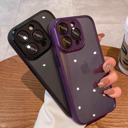 Ultra Thin Transparent Soft Cover Cute Phone Case with Silicone Bumper for iPhone 15, 14, 13, 12, 11 Pro Max, Mini - Touchy Style