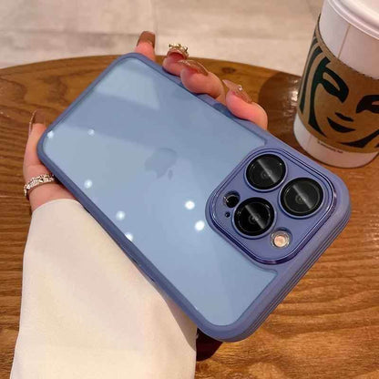 Ultra Thin Transparent Soft Cover Cute Phone Case with Silicone Bumper for iPhone 15, 14, 13, 12, 11 Pro Max, Mini - Touchy Style