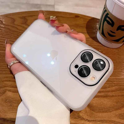 Ultra Thin Transparent Soft Cover Cute Phone Case with Silicone Bumper for iPhone 15, 14, 13, 12, 11 Pro Max, Mini - Touchy Style