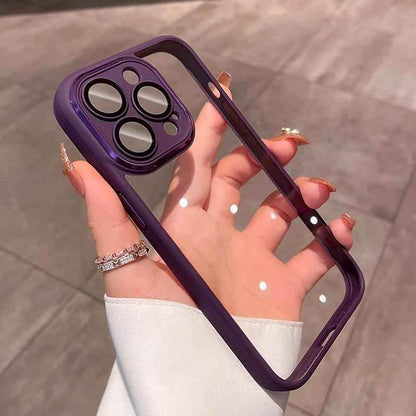 Ultra Thin Transparent Soft Cover Cute Phone Case with Silicone Bumper for iPhone 15, 14, 13, 12, 11 Pro Max, Mini - Touchy Style