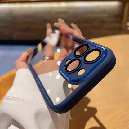 Ultra Thin Transparent Soft Cover Cute Phone Case with Silicone Bumper for iPhone 15, 14, 13, 12, 11 Pro Max, Mini - Touchy Style