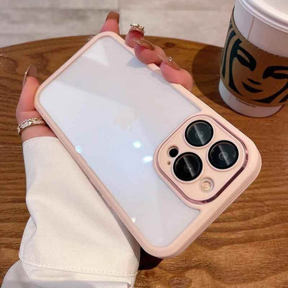 Ultra Thin Transparent Soft Cover Cute Phone Case with Silicone Bumper for iPhone 15, 14, 13, 12, 11 Pro Max, Mini - Touchy Style