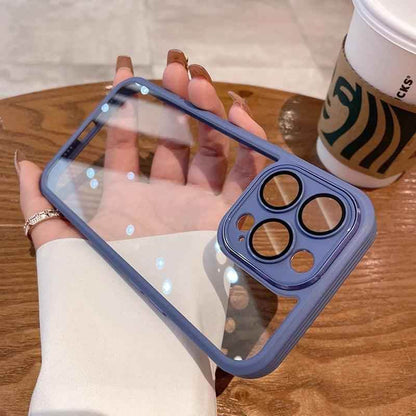 Ultra Thin Transparent Soft Cover Cute Phone Case with Silicone Bumper for iPhone 15, 14, 13, 12, 11 Pro Max, Mini - Touchy Style