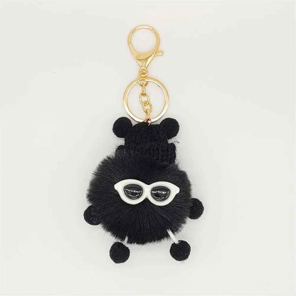 Unique Keychains - Pom Pom Doll - Metal Keyring - TSKC1 - Touchy Style