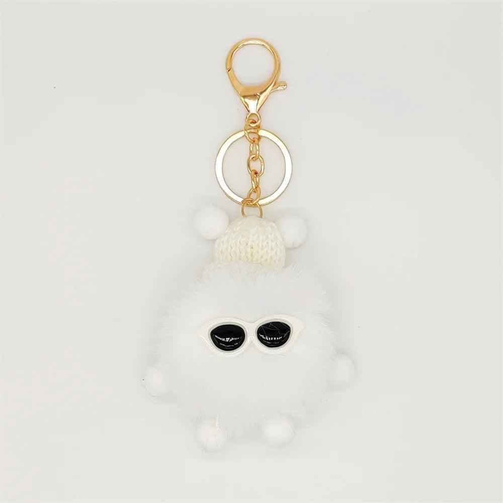 Unique Keychains - Pom Pom Doll - Metal Keyring - TSKC1 - Touchy Style