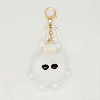 Unique Keychains - Pom Pom Doll - Metal Keyring - TSKC1 - Touchy Style