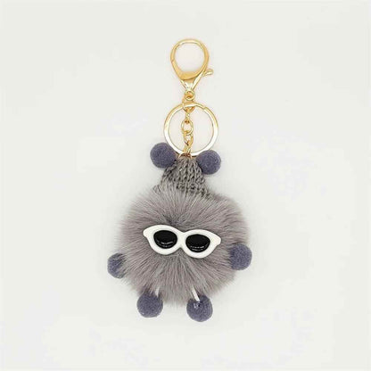 Unique Keychains - Pom Pom Doll - Metal Keyring - TSKC1 - Touchy Style