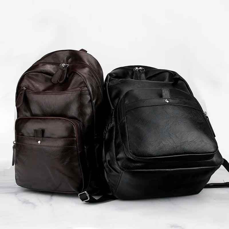 V7 Cool Backpack - Casual, Fashion, Waterproof, and Leather Travel Bag - Touchy Style