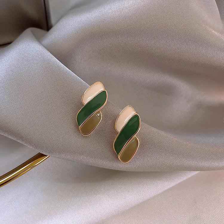 Versatile Geometric Contrasting Drop Earrings Charm Jewelry EL345 - Touchy Style