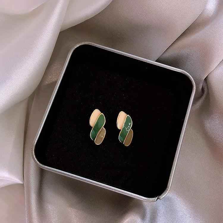 Versatile Geometric Contrasting Drop Earrings Charm Jewelry EL345 - Touchy Style