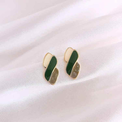 Versatile Geometric Contrasting Drop Earrings Charm Jewelry EL345 - Touchy Style