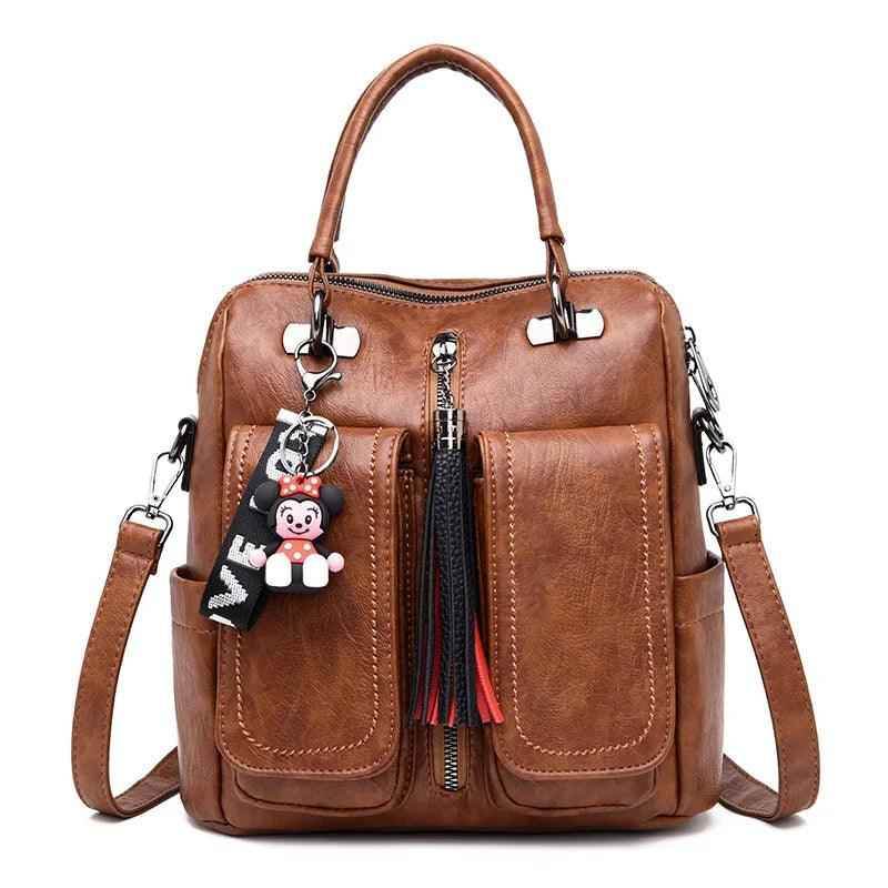 Vintage Shoulder Bags - GN158 Cool Backpacks, Soft Leather Travel - Touchy Style