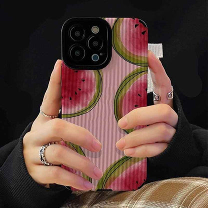 Watermelon Fruit Cute Phone Cases For iPhone 14, 13 Pro Max, 12, 11, XS Max, XR, X, 7, 8 Plus, SE - Touchy Style
