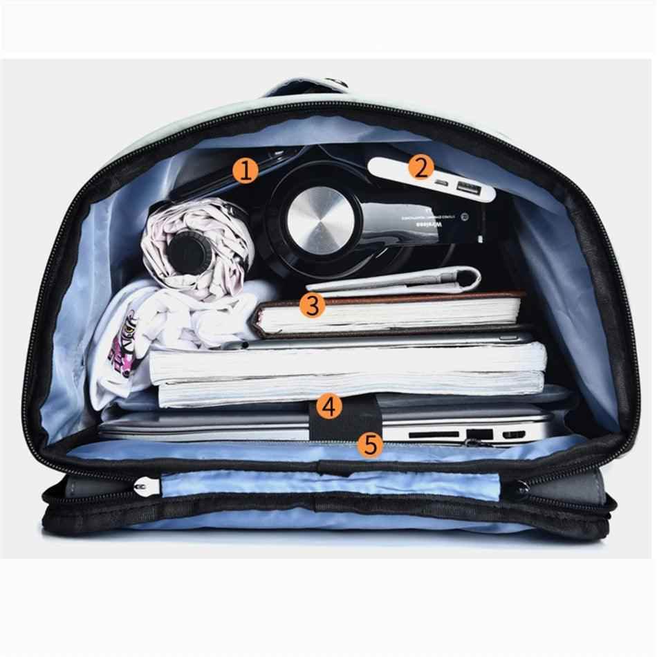 Waterproof Travel Cool Backpack Men Solid Laptop School Bag pack Student Large Casual Camouflage Stripe Plaid Star Back Bags - Touchy Style