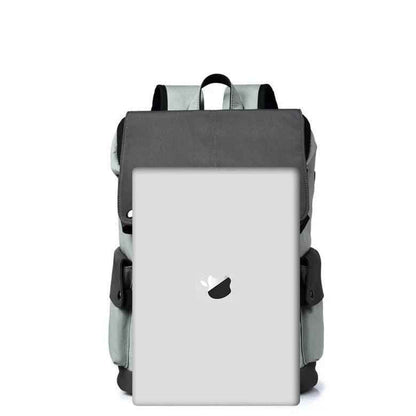 Waterproof Travel Cool Backpack Men Solid Laptop School Bag pack Student Large Casual Camouflage Stripe Plaid Star Back Bags - Touchy Style