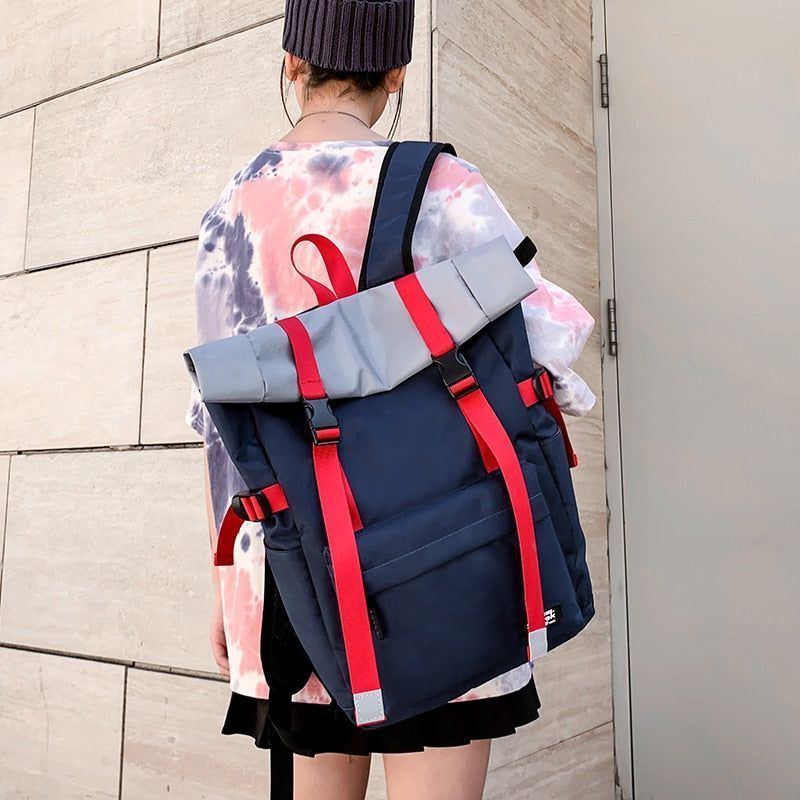 Men's Fashion 15.6" Laptop Backpack Women Waterproof Travel Luggage Business Backpacks USB Charging Port Sport Bag CBS0318 - Touchy Style .