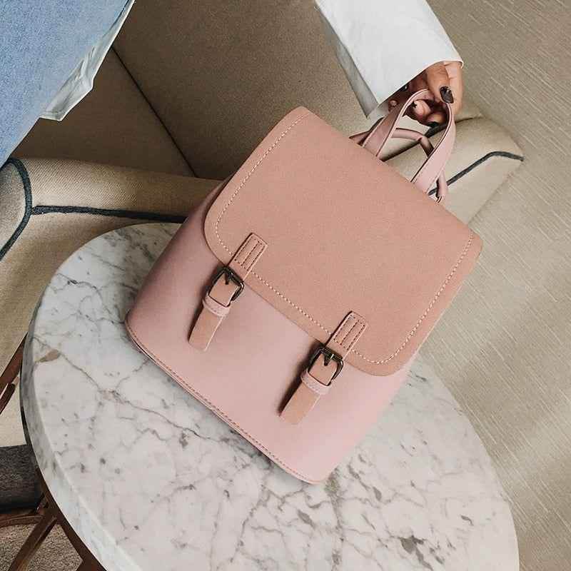 XA1139H Leather Patchwork Cool Backpack: Fashion Multifunction Bag - Touchy Style