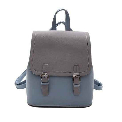XA1139H Leather Patchwork Cool Backpack: Fashion Multifunction Bag - Touchy Style