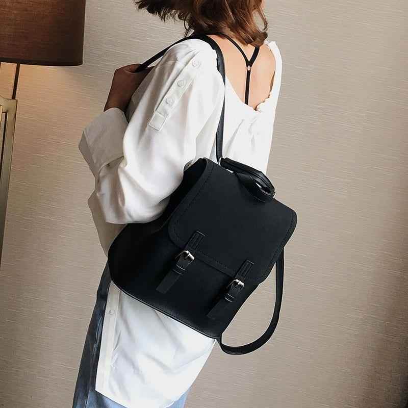 XA1139H Leather Patchwork Cool Backpack: Fashion Multifunction Bag - Touchy Style