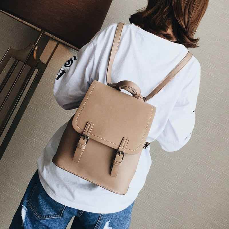 XA1139H Leather Patchwork Cool Backpack: Fashion Multifunction Bag - Touchy Style .