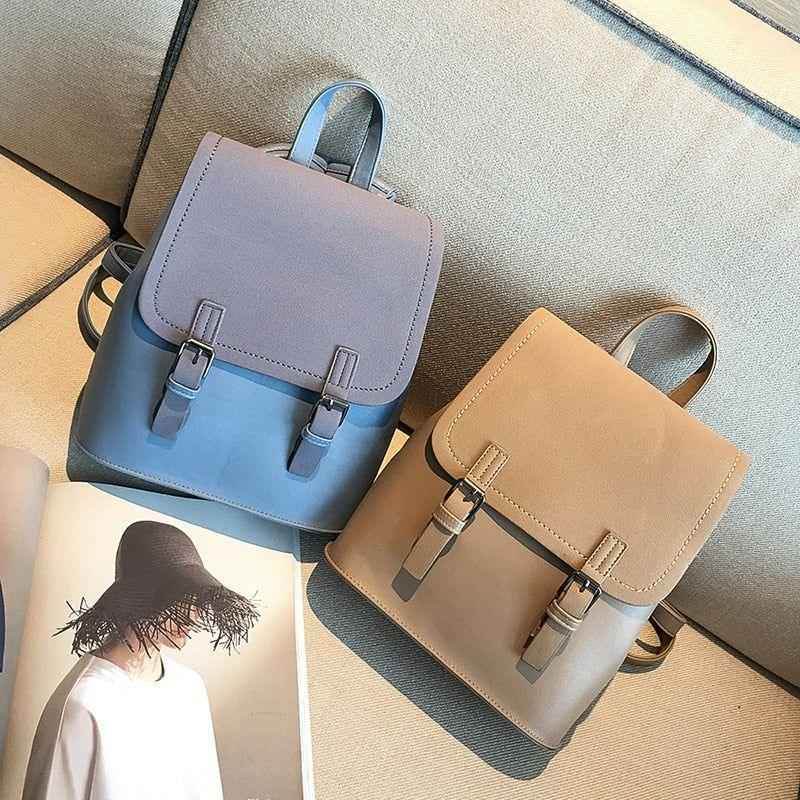 XA1139H Leather Patchwork Cool Backpack: Fashion Multifunction Bag - Touchy Style