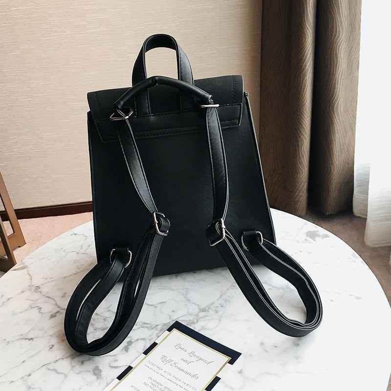 XA1139H Leather Patchwork Cool Backpack: Fashion Multifunction Bag - Touchy Style