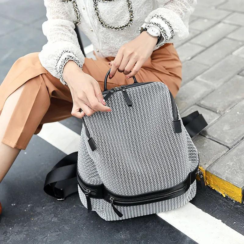 XA250H Nylon Cool Backpack: Lightweight, Casual, and Large School Bags - Touchy Style .