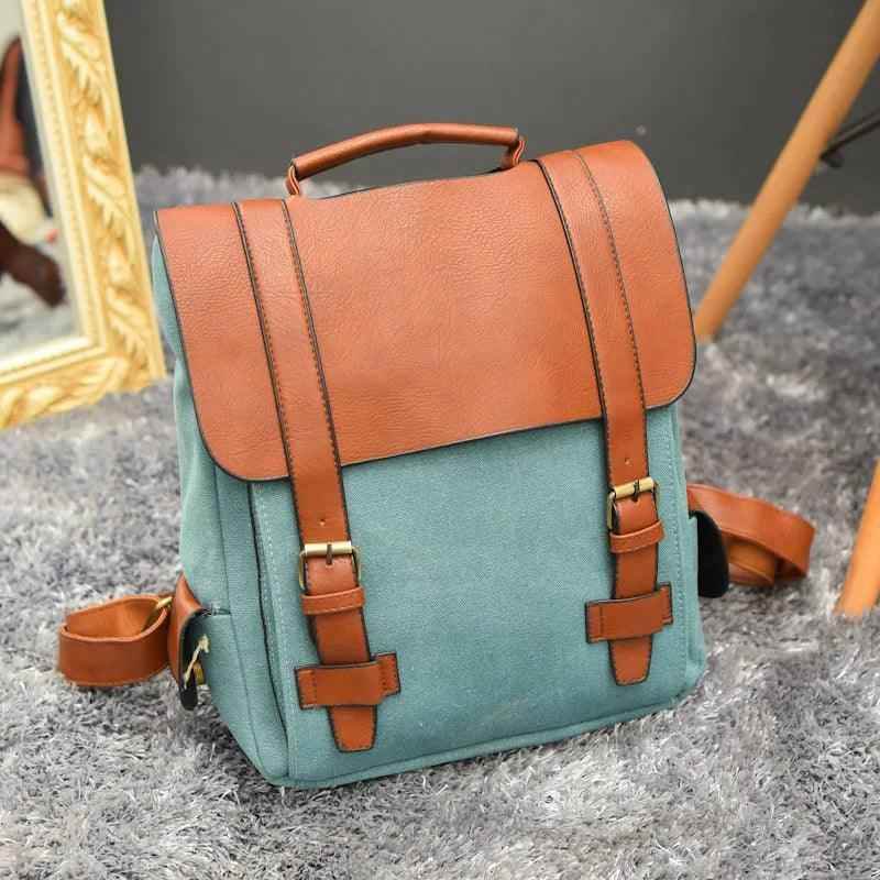 XA29H Vintage Canvas Cool Backpacks: School Bags for Teenage Girls - Touchy Style .