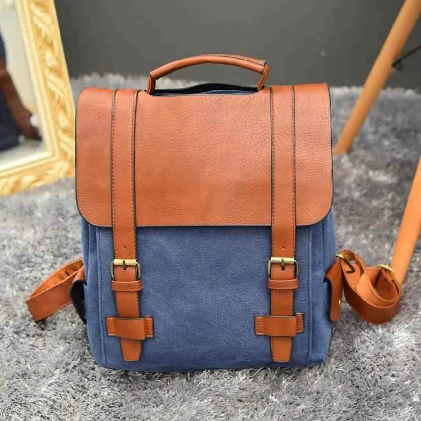 XA29H Vintage Canvas Cool Backpacks: School Bags for Teenage Girls - Touchy Style