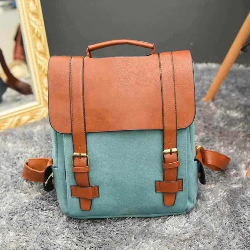 XA29H Vintage Canvas Cool Backpacks: School Bags for Teenage Girls - Touchy Style .