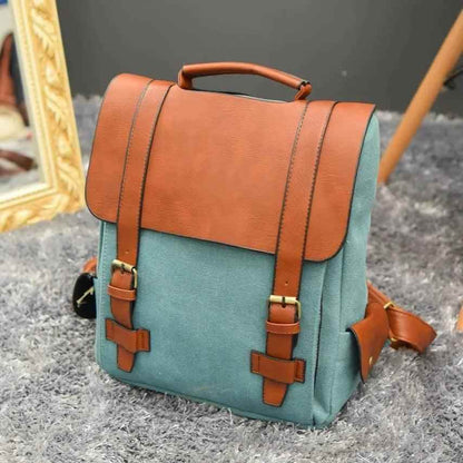 XA29H Vintage Canvas Cool Backpacks: School Bags for Teenage Girls - Touchy Style .