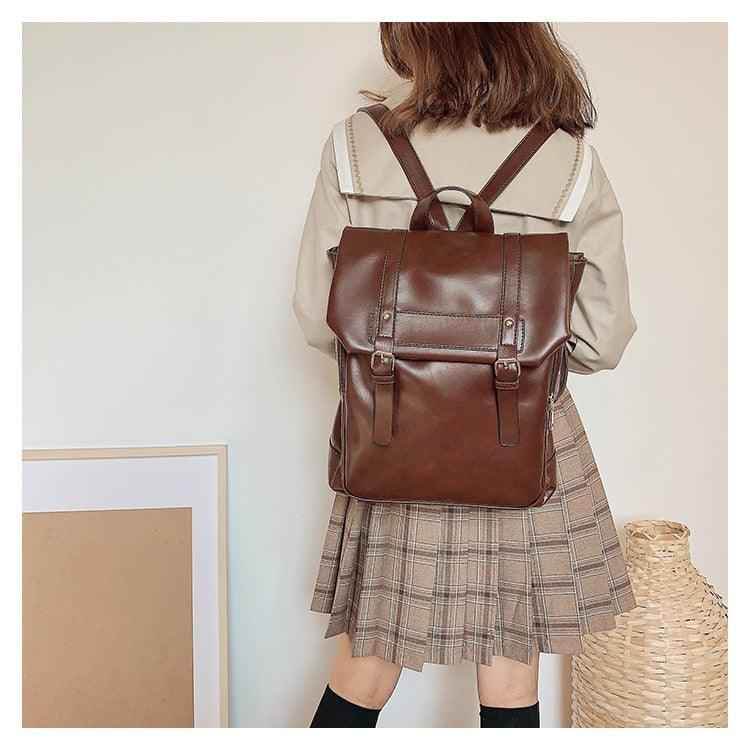 XA30H Cool Backpack: Fashion Leather School Bag - Touchy Style .