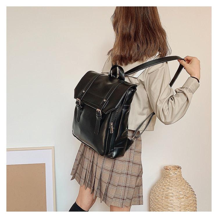 XA30H Cool Backpack: Fashion Leather School Bag - Touchy Style .
