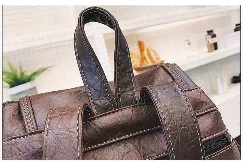 XA50H Vintage Cool Backpack: High-Quality Leather School Bags - Touchy Style