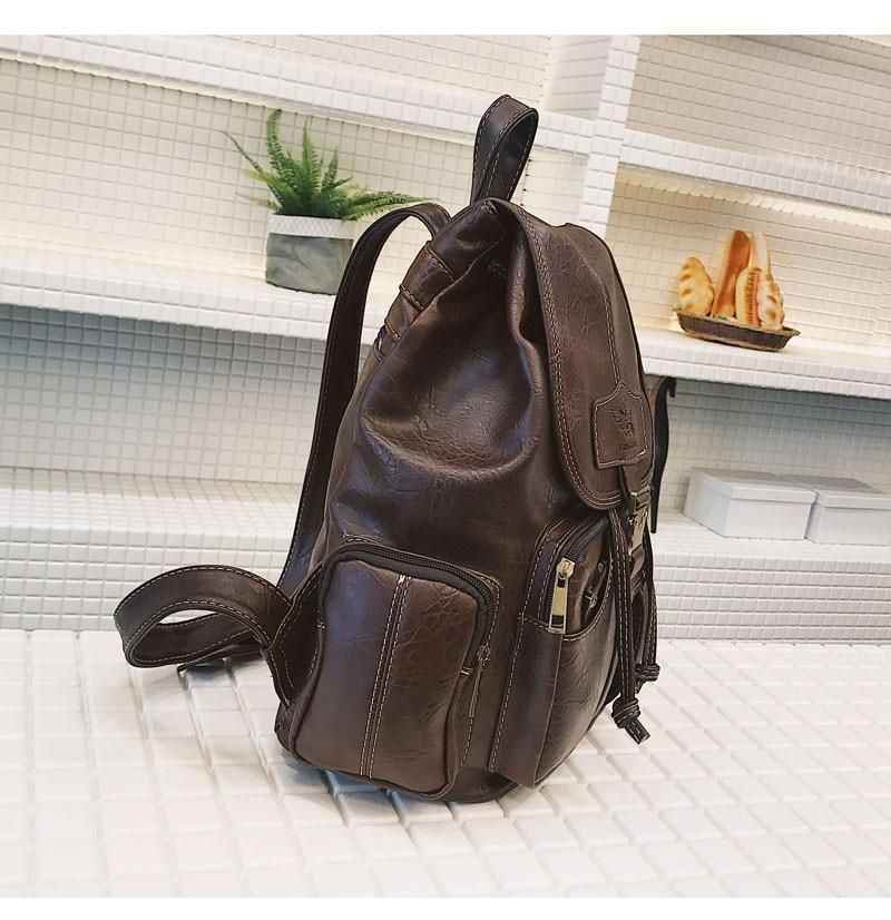 XA50H Vintage Cool Backpack: High-Quality Leather School Bags - Touchy Style