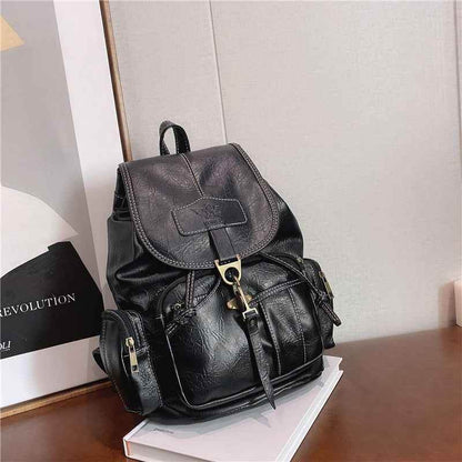 XA50H Vintage Cool Backpack: High-Quality Leather School Bags - Touchy Style