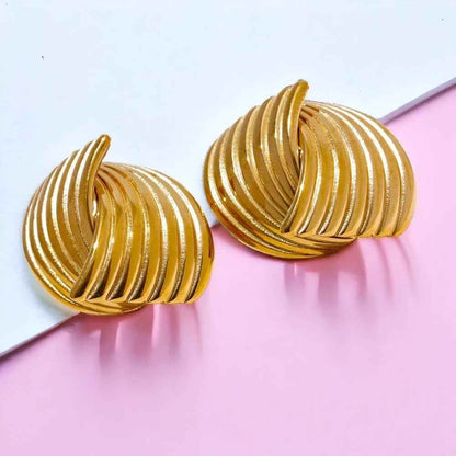 YH2700A Stud Earrings Charm Jewelry - Stainless Steel Geometric Pattern - Touchy Style