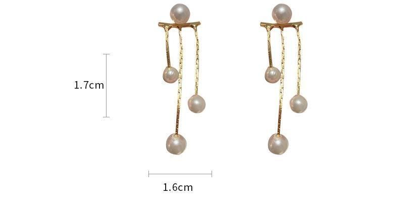 2021 Long Earrings Charm Jewelry Korean Pearl Fashion 