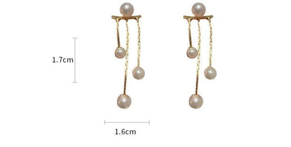2021 Long Earrings Charm Jewelry Korean Pearl Fashion 