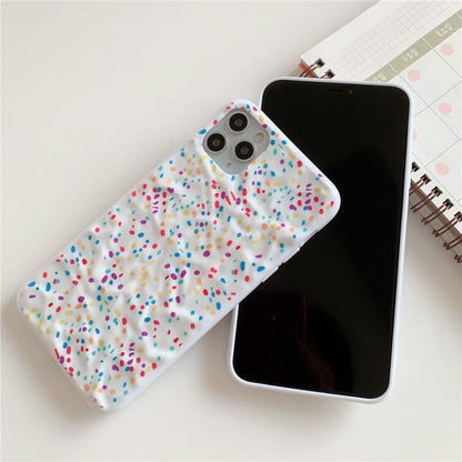 3D Colorful Dots Cute Phone Cases For iPhone 11 12 13 Pro XS MAX XR X 7 8 Plus - Touchy Style .