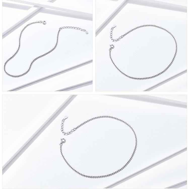 925 Sterling Silver - Anklet Charm Jewelry - Essential Bead - SCT002 - Touchy Style