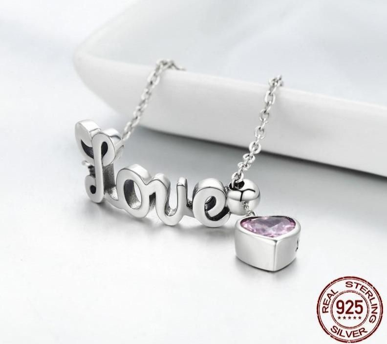 925 Sterling Silver Finger Rings Charm Jewelry Love Letters SCR246 - Touchy Style .