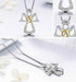 925 Sterling Silver Guardian Angel Heart Pendant Necklace Charm Jewelry - Touchy Style