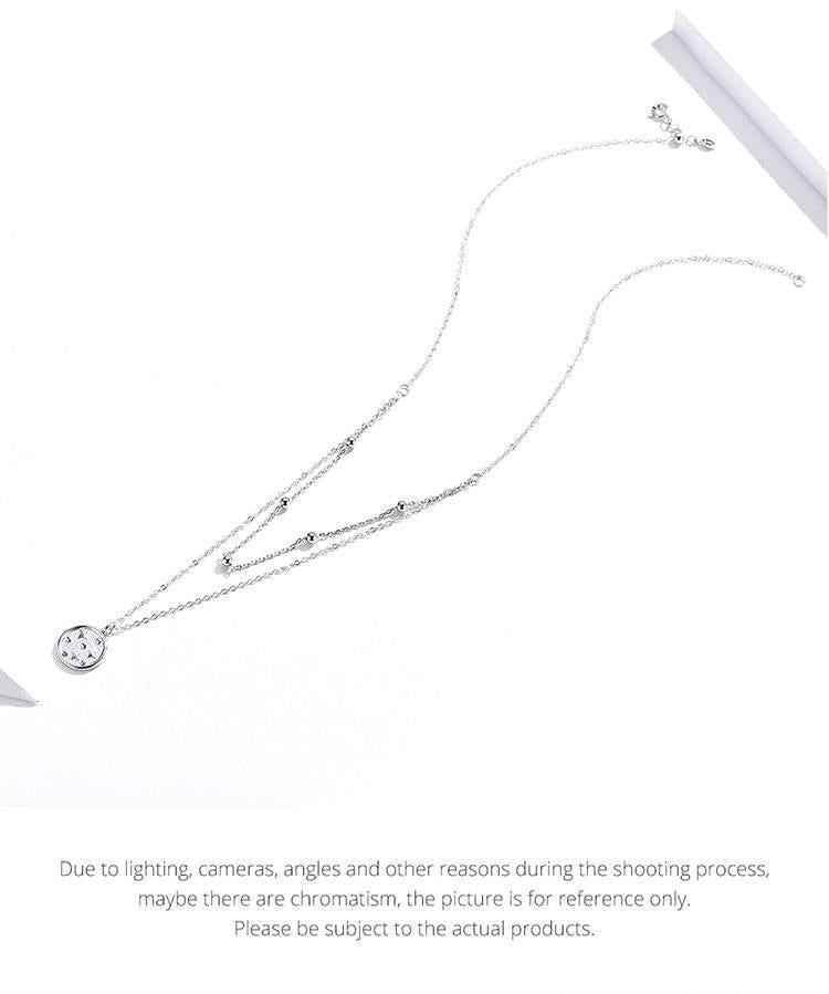 925 Sterling Silver Necklaces Charm Jewelry Chain Star SCN365 - Touchy Style