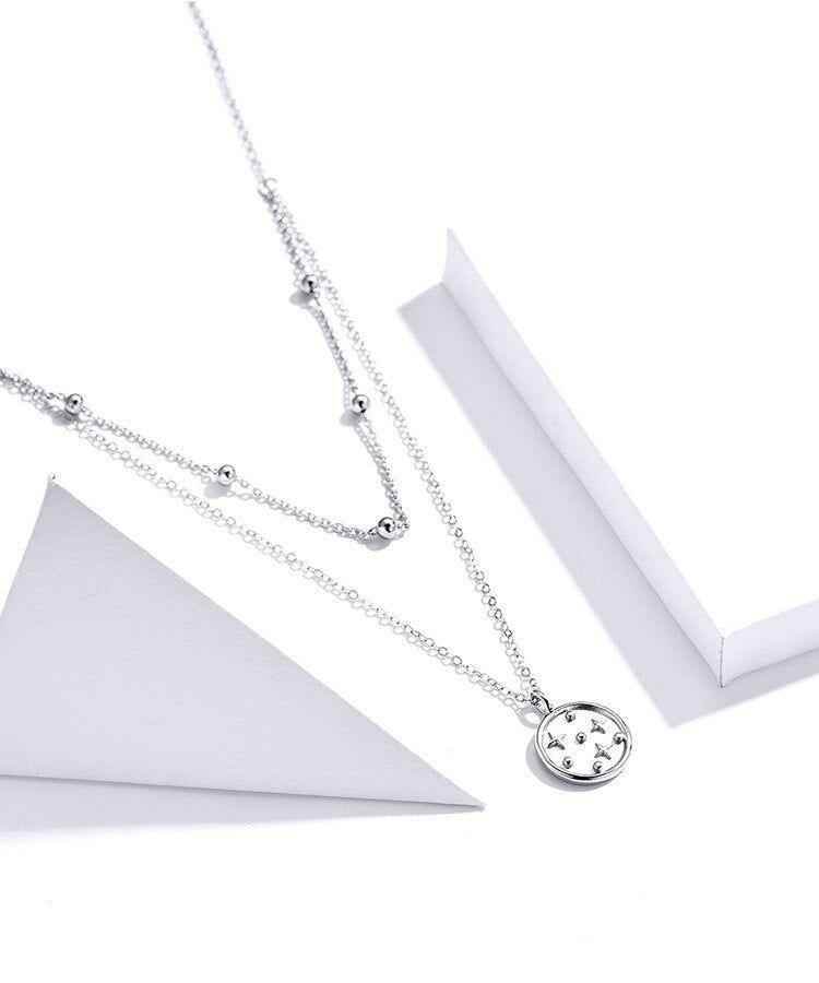 925 Sterling Silver Necklaces Charm Jewelry Chain Star SCN365 - Touchy Style