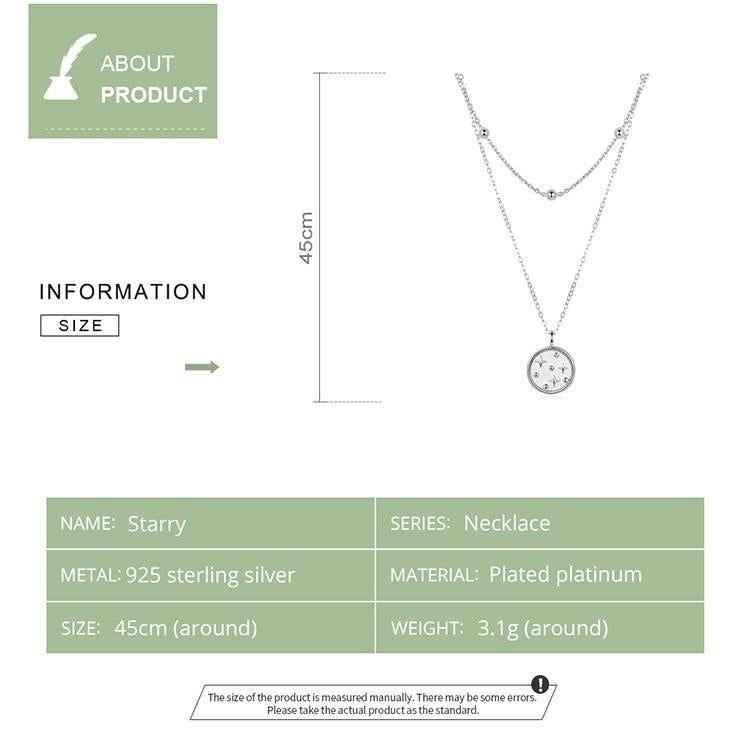 925 Sterling Silver Necklaces Charm Jewelry Chain Star SCN365 - Touchy Style