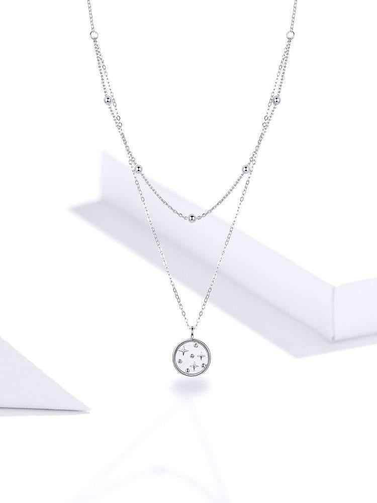 925 Sterling Silver Necklaces Charm Jewelry Chain Star SCN365 - Touchy Style