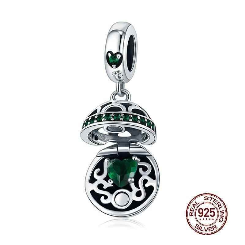 925 Sterling Silver Pendant Charm Jewelry WOS10 Ball Love Gift Without Chain - Touchy Style