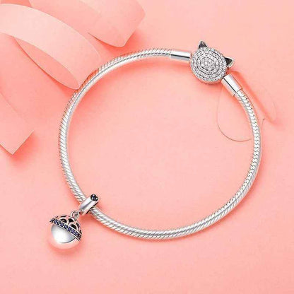 925 Sterling Silver Pendant Charm Jewelry WOS10 Ball Love Gift Without Chain - Touchy Style